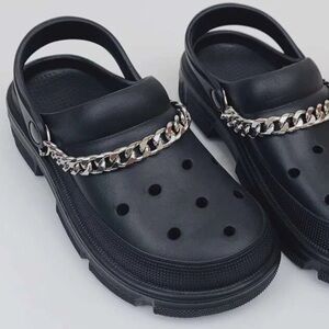 Pair of Croc Shoe Boot Key Chain w/ Ring Clips